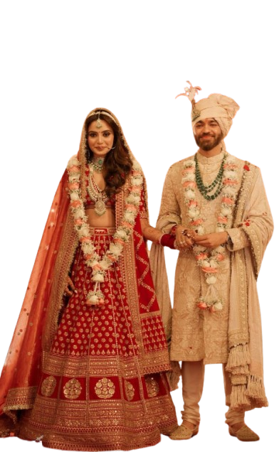 Bride and groom
